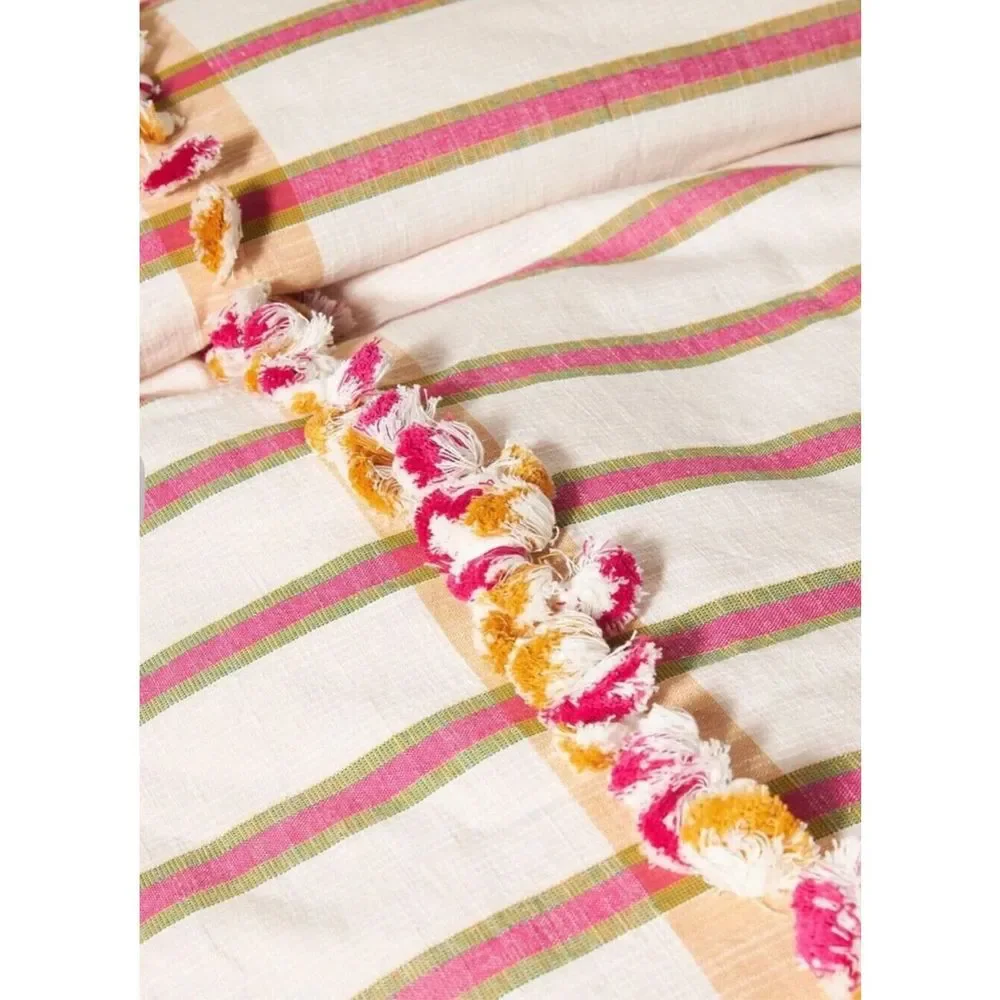 New Anthropologie Anthropologie Woven Natalya Duvet Cover Sz King